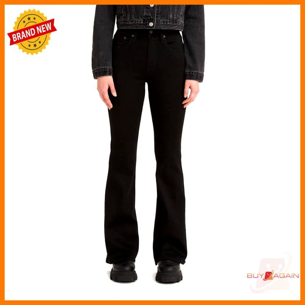 High Rise Flare Jeans, Tight Hip & Thigh Fit, 27x32 Size